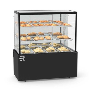 Vitrine Confeitaria Quente Vanguard Top 1,10 Metros Preto Cvtq1100 220v - Refrimate