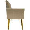 Ver imagem 4 de Kit 10 Poltronas Decorativas Mari Suede Cores Pé Palito 30 Cm Castanho