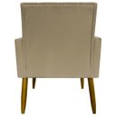 Ver imagem 6 de Kit 10 Poltronas Decorativas Mari Suede Cores Pé Palito 30 Cm Castanho
