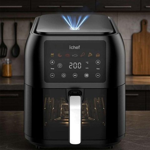 Fritadeira Elétrica Airfryer Max Space 8L Preto