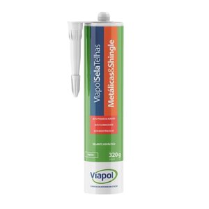 Selante Asfáltico para Telhas Metálicas e Shingles 320 Gramas - V0419963 - Viapol Viapol Sela Telhas