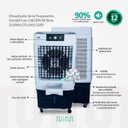 Ver imagem 5 de Climatizador Evaporativo Portátil 5 em 1 Ni12pa 90 Litros