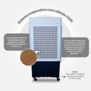 Ver imagem 6 de Climatizador Evaporativo Portátil 5 em 1 Ni12pa 90 Litros