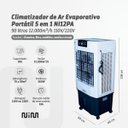 Ver imagem 4 de Climatizador Evaporativo Portátil 5 em 1 Ni12pa 90 Litros