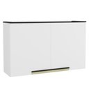 Ver imagem 1 de Armário Aéreo 120cm 2 Portas Branco Ártico Cozinha Flórida Artico