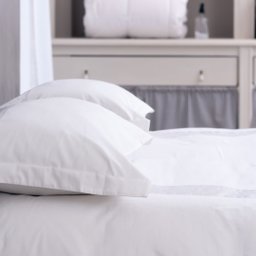 Capa de Duvet Algodão King 400 Fios Muguet Blanc Blue Gardenia - 2