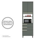 Ver imagem 7 de Torre Quente 70cm 2 Portas 3 Gavetas Cozinha Flórida