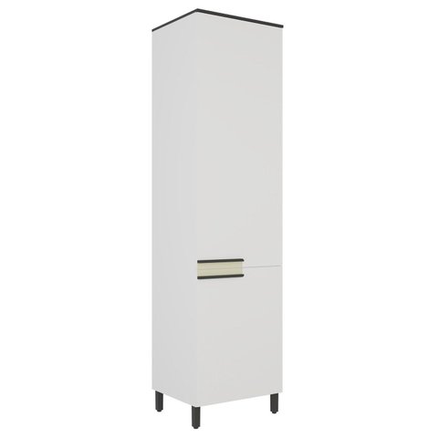 Paneleiro 60cm 2 Portas Cozinha Flórida Branco/Artico
