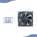 Ver imagem 3 de 10x Micro Ventilador Ventoinha com Bucha 92x92x25mm 12v