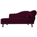 Ver imagem 2 de Diva Recamier Diana 140cm Lado Esquerdo Suede - ADJ Decor - Bordô
