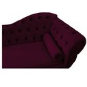 Ver imagem 3 de Diva Recamier Diana 140cm Lado Esquerdo Suede - ADJ Decor - Bordô