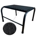 Ver imagem 5 de Escada Para Maca 1 Degrau Metálica Esmaltada Preta Medcombo