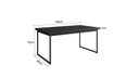 Ver imagem 3 de Mesa Tubular 8 Lugares Oxford 180cm Preto