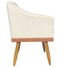 Poltrona Decorativa San Diego no Linho Base Compose - Dritex:linho Bege - 4
