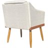 Poltrona Decorativa San Diego no Linho Base Compose - Dritex:linho Bege - 7