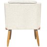 Poltrona Decorativa San Diego no Linho Base Compose - Dritex:linho Bege - 5