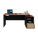 Ver imagem 5 de Escrivaninha Mesa de Escritório 172cm 2 Gavetas Flex Multimóveis CR25309