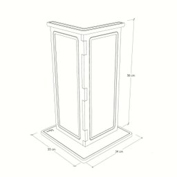 Arranhador de Sofá Protetor de Canto Mufasa 58cm Carpete - 5