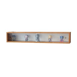 Nicho Funko Portas Correr Vidro Freijó 100x16x18 - 2
