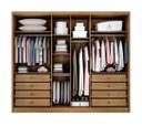 Ver imagem 3 de Guarda Roupa Casal 6 Portas 8 Gavetas com Espelho Robust Cumaru - Móveis Novo Horizonte