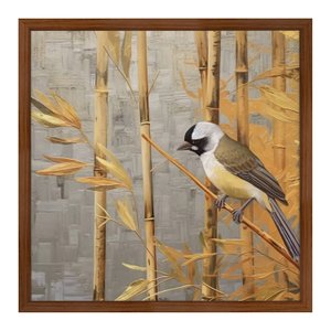 Quadro 50cm X 50cm Andorinha Aquarela Tropical Artes