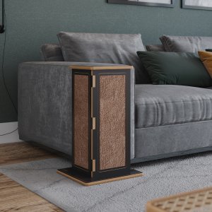 Arranhador de Sofá Protetor de Canto Mufasa Preto 58cm Carpete