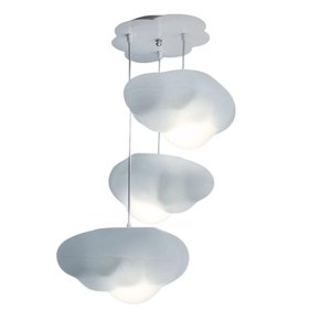 Luminária Pendente Teto Usare Trio de Nuvens