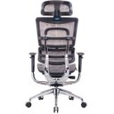 Ver imagem 3 de Cadeira Ergonômica Presidente Ergohaus Tecido Mash Estrutura Alumínio Fundido - Branca