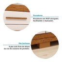 Ver imagem 6 de Cômoda Infantil 8 Gavetas 100% Mdf 111,70cm X 100,50cm Brincare Espresso Móveis