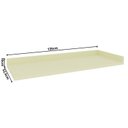 Ver imagem 2 de Tampo 135cm Balcão Canto Cozinha Flórida Branco/Cinza Argila