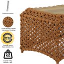 Ver imagem 7 de Kit Sofá Poltronas e Mesa Flórida em Alumínio Trama Original