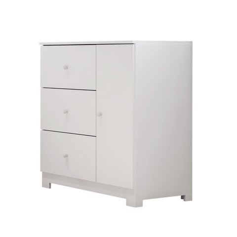 Cômoda Infantil Ceci 91cm 100% Mdf Branco Brilho - Sallar Home