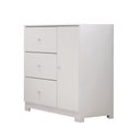 Ver imagem 1 de Cômoda Infantil Ceci 91cm 100% Mdf Branco Brilho - Sallar Home