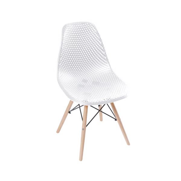 Cadeira De Jantar Eames Colmeia Branca