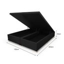 Ver imagem 4 de Base Box Baú King Suede 193x203x35cm Smart Preto