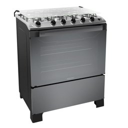 Fogão 5 Bocas À Gás Mesa Inox com Forno New Dream Itatiaia Vidro Reflecta - 3