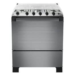 Fogão 5 Bocas À Gás Mesa Inox com Forno New Dream Itatiaia Vidro Reflecta - 1