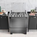 Ver imagem 2 de Fogão 5 Bocas À Gás Mesa Inox com Forno New Dream Itatiaia Vidro Reflecta