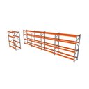 Ver imagem 1 de Mini Porta Pallet Inicial 250 Kg Nivel Conjunto Paletes Palete Módulo 200x180x60