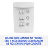 VENTILADOR DE TETO ALISEU JET CRISTAL PLUS COM CONTROLE REMOTO E PAREDE SUPER SILENCIOSO 220V - 10