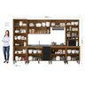 Cozinha Modulada Toscana 6 Peças Mdf com Paneleiro e Cristaleira - 4