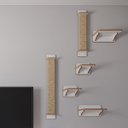 Ver imagem 1 de Arranhador Vertical Escalada para Gatos Everest 60cm C 76cm x L 15,3cm x P 8,5cm