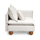 Ver imagem 3 de Sofá Modular Braço Lateral com Pé Bolinha Sôma CabeCasa MadeiraOriginals