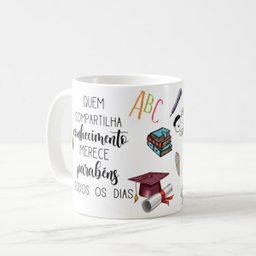 Caneca Presente Dia Dos Professores Língua Portuguesa - 2