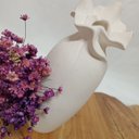 Ver imagem 6 de Vaso Decorativo Enfeite Home&Co Cerâmica 20x8x8cm Bege