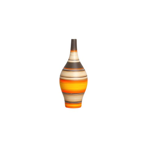 Vaso de Mesa de Cerâmica para Sala Garrafa Styllo Pequena New Sunset