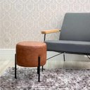 Ver imagem 5 de Puff Redondo com Pernas em Metal Round Espresso Móveis