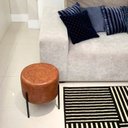 Ver imagem 4 de Puff Redondo com Pernas em Metal Round Espresso Móveis