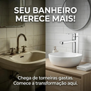 Ver imagem 6 de Torneira de Banheiro Gourmet Cromada Água Fria Bica Alta de Sobrepor Fc-163