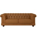 Ver imagem 5 de Kit Chesterfield Sofá 2 Lugares e 2 Poltronas Helena Captonê Living Luxo em Tecido Sintético